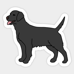 Black Labrador Dog Sticker